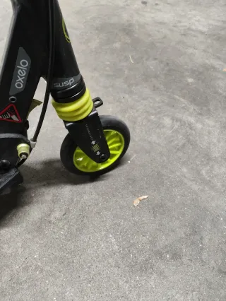 Patinete Oxelo MID5 Negro Verde