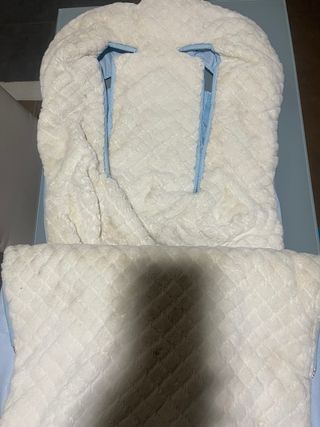 Saco Carro Bebé/Niño Azul Forro Peluche con guante