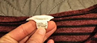 Jersey Springfield Rayas Negras y Rojas