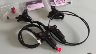 🆕Juego Frenos SRAM CODE SILVER 4 pistones Ju