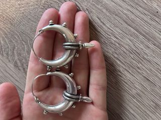 Pendientes Aro Tribal Plata