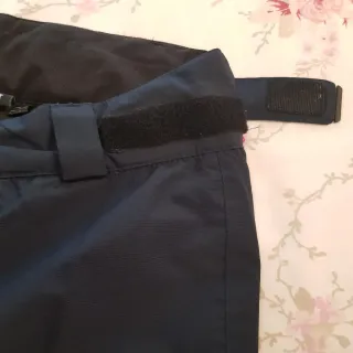 Pantalón de nieve azul marino, largo 105,