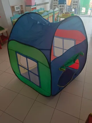 Casita de tela para niños sin montaje