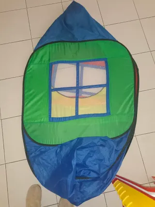 Casita de tela para niños sin montaje