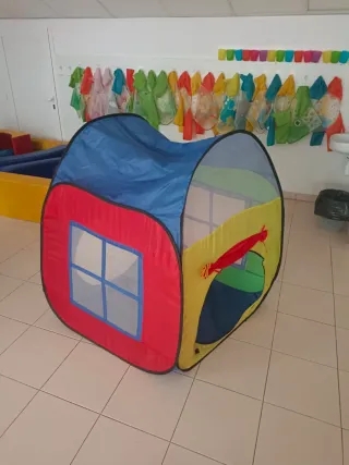 Casita de tela para niños sin montaje