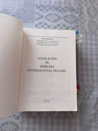 Legislación de Derecho Internacional Privado (S...