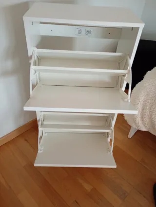 Zapatero Bissau Ikea Blanco