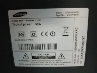 Samsung Smart TV 40 UE40H6500SL