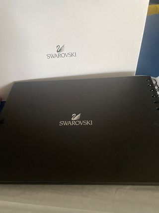 Álbum de fotos Swarovski negro