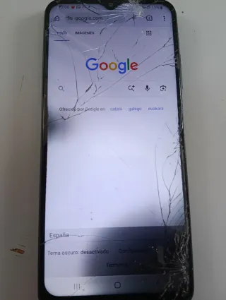 Samsung Galaxy a22 pantalla rota