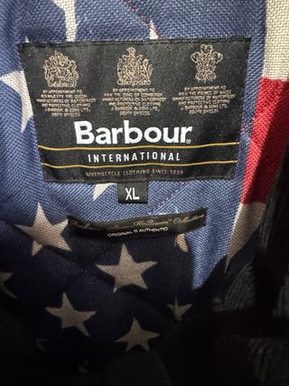 Chaqueta Barbour Steve McQueen Encerada Negra