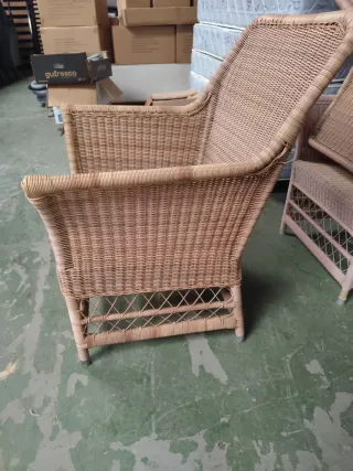 Sillas de Rattan  de imitación para Terraza
