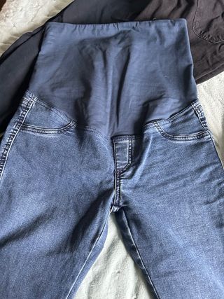 Lote Pantalones premamá vaqueros