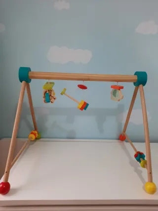 Parque bebé de madera