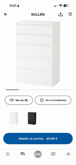 1...50€/2 ..80€ cómoda Ikea