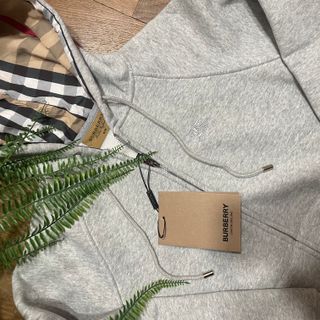 Felpa Burberry Grigia Zip - Taglia M