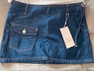 Falda vaquera Zara T.S con etiqueta