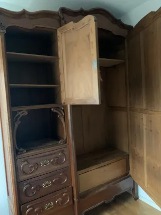 Armario antiguo Art Nouveau madera