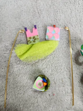 Set adornos hadas miniatura