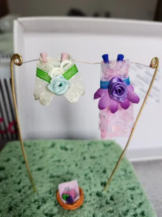 Set adornos hadas miniatura