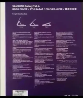 Funda ORIGINAL Samsung Galaxy Tab A. Azul.