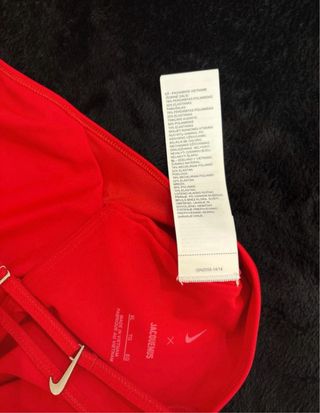Bañador Nike x Jacquemus Cuello Alto Rojo