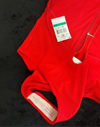 Bañador Nike x Jacquemus Cuello Alto Rojo