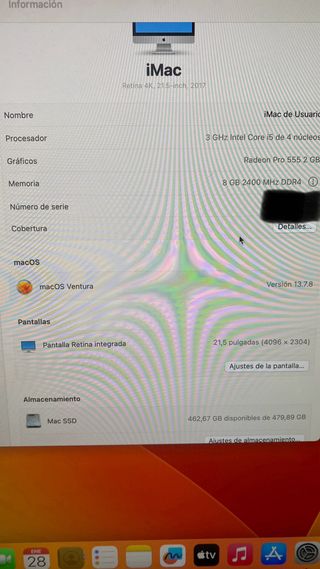 iMac 21,5 Retina 4K SSD