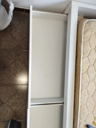 Cama MALM individual con cajones