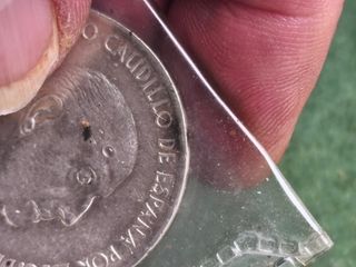 Moneda Francisco Franco 1966 de plata