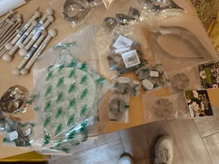 Lote cortadores y herramientas porcelana rusa