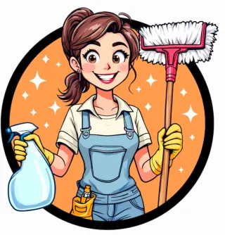 Chica para limpieza de domicilio