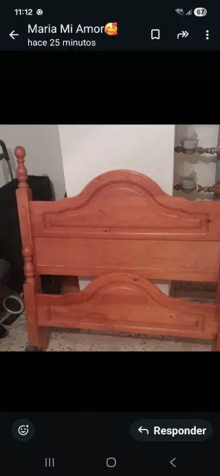 Cabecero de madera