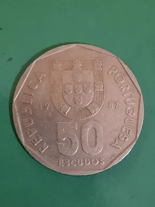 50 Escudos Portogallo 1987