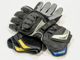 Guantes moto BMW 2 en 1 Negro/Gris