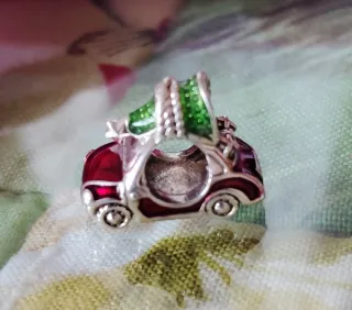 Charm Pandora Coche Árbol Navidad