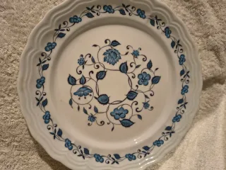 Vajilla Bidasoa Carlos IV Porcelana