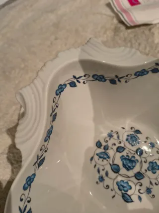 Vajilla Bidasoa Carlos IV Porcelana