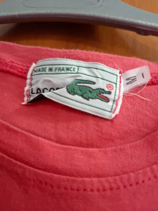 Camiseta Lacoste Roja