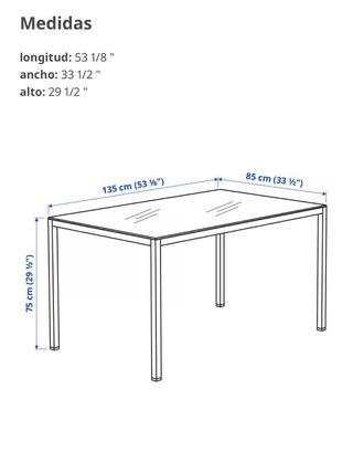 Mesa Comedor Torsby Ikea 135x85cm