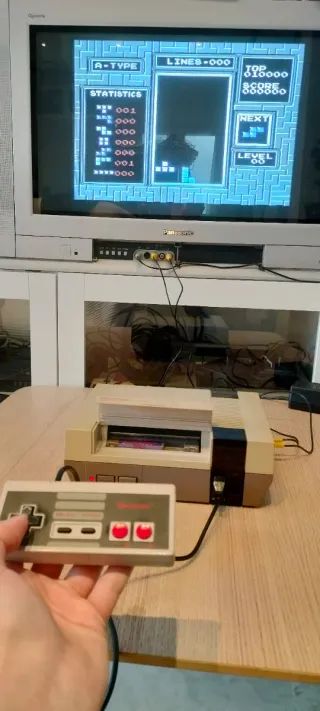 Consola NES Pal con conector de cartucho nuevo