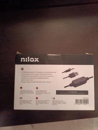 Altavoces Gaming Nilox Negros