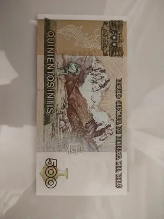 500 Intis Peruanos 1987