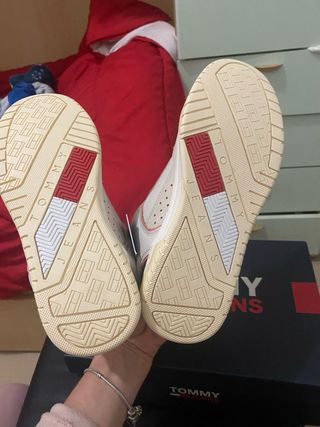 Tommy Hilfiger Sneakers Beige/Rosso