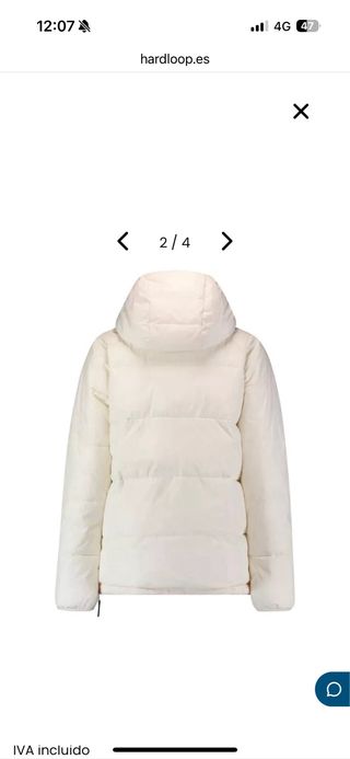 Chaqueta O'Neill Puffer Esquí Blanca