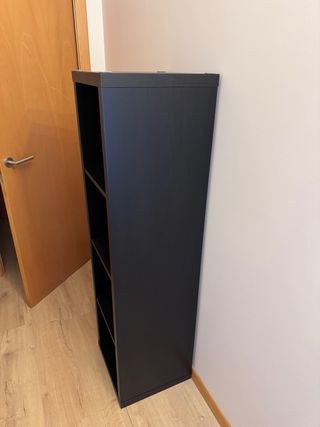 Estantería Kallax 42x147 negro/marrón