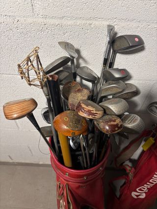 Set de palos de golf vintage