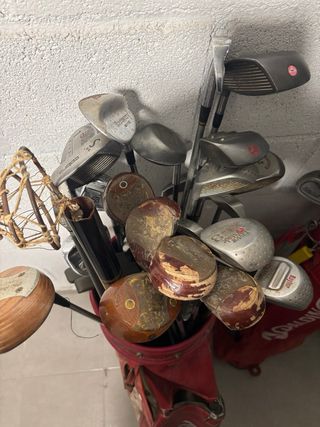 Set de palos de golf vintage