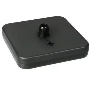 Base para sombrilla de jardín negra