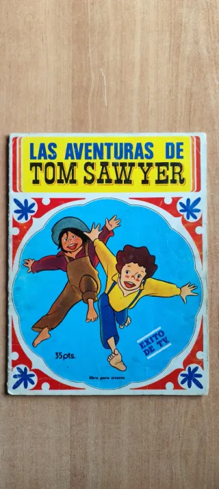 Álbum Cromos Las Aventuras de Tom Sawyer